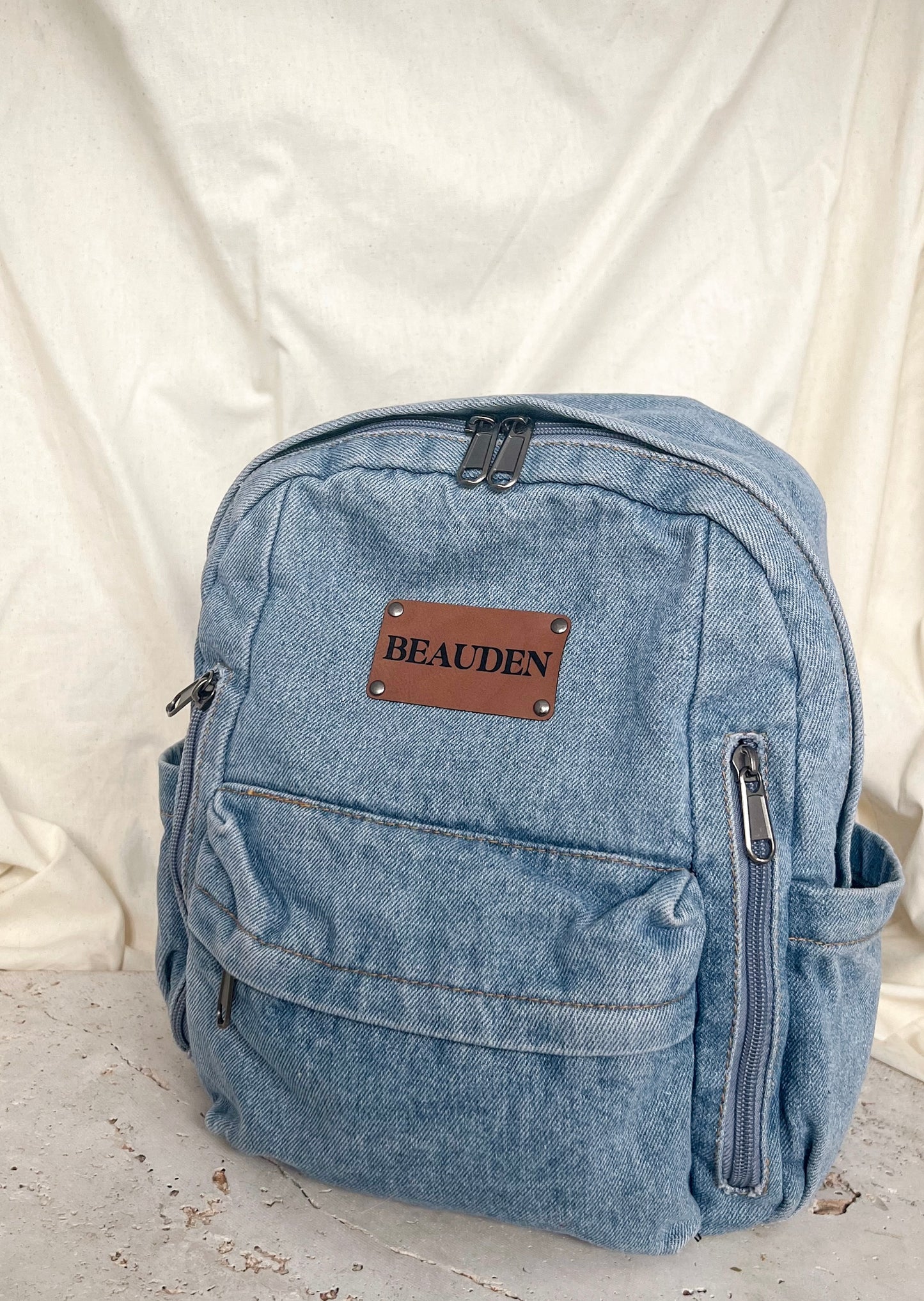 *PRE ORDER* Personalised Backpack - Denim