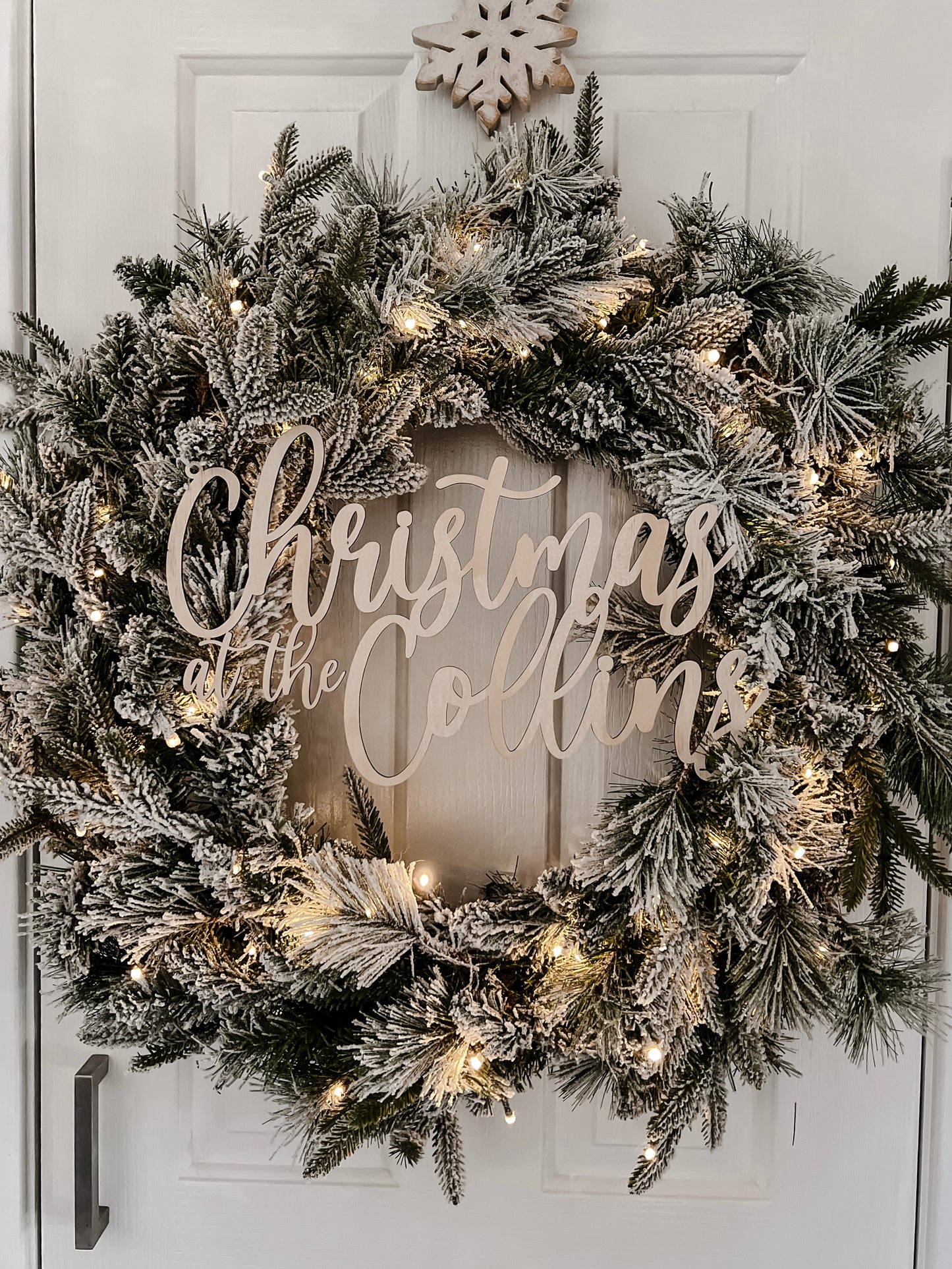 Christmas Decor - Wreath Sign