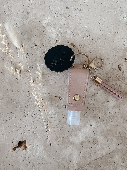 Sanitiser Bottle Key Ring