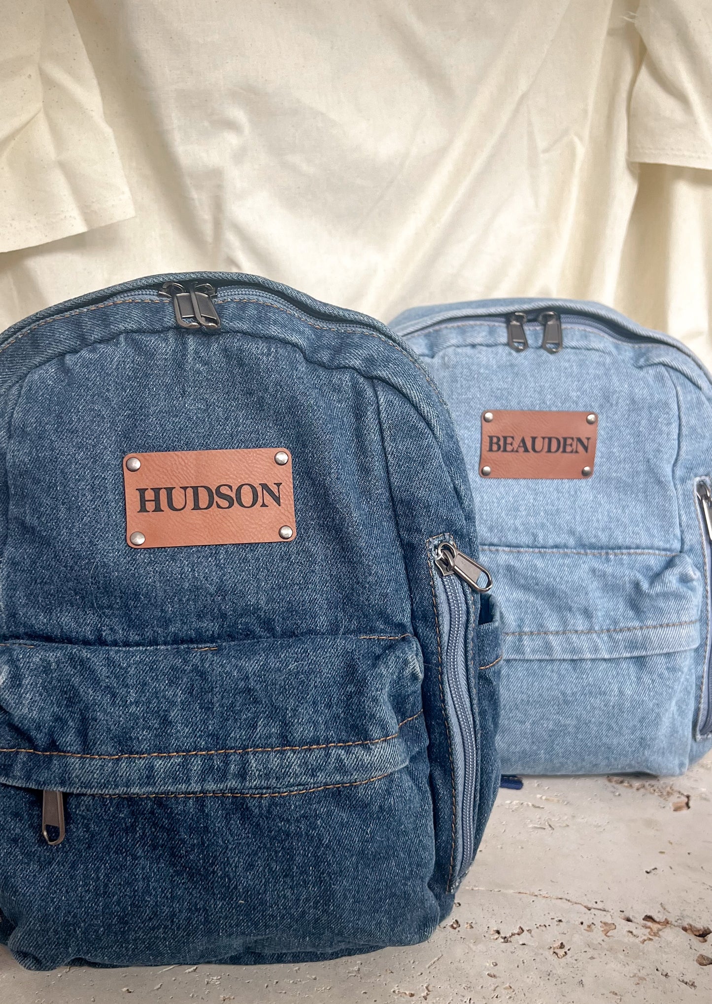 *PRE ORDER* Personalised Backpack - Denim