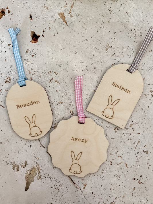 Easter Tag - Wood