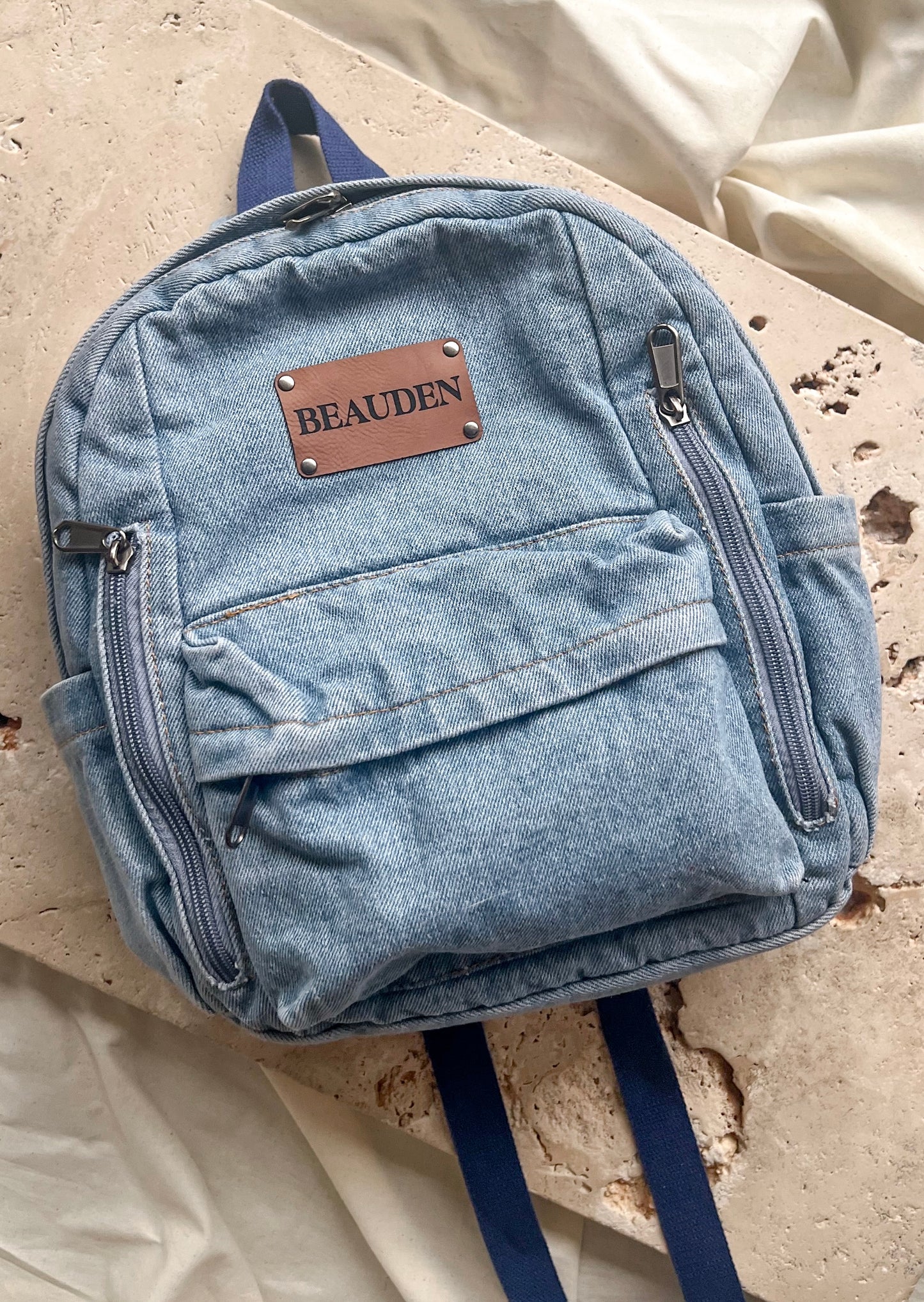 *PRE ORDER* Personalised Backpack - Denim