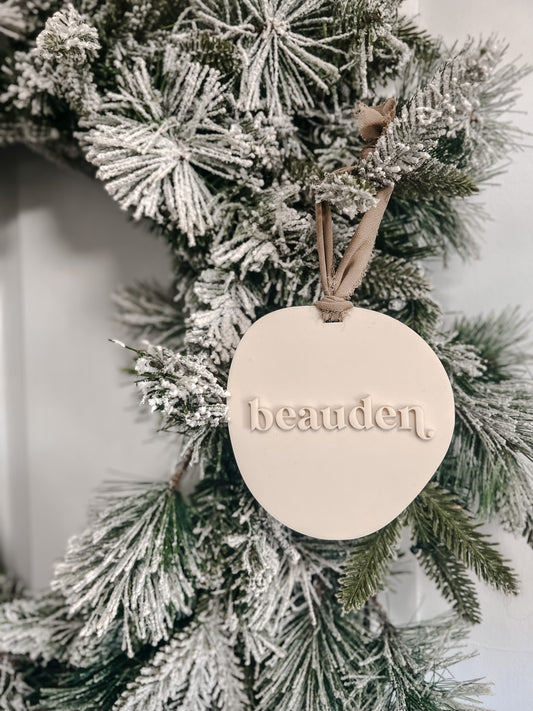 Christmas Ornament - Name