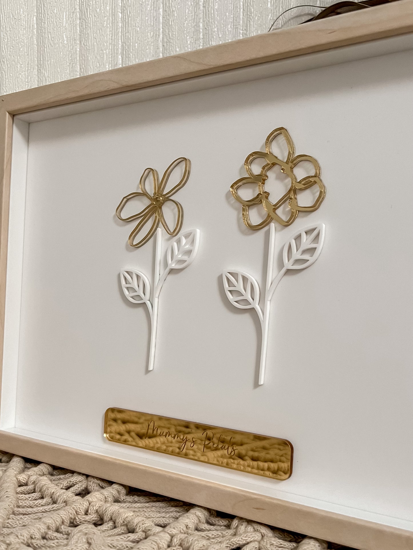 Hand Drawn Flower Garden Frame