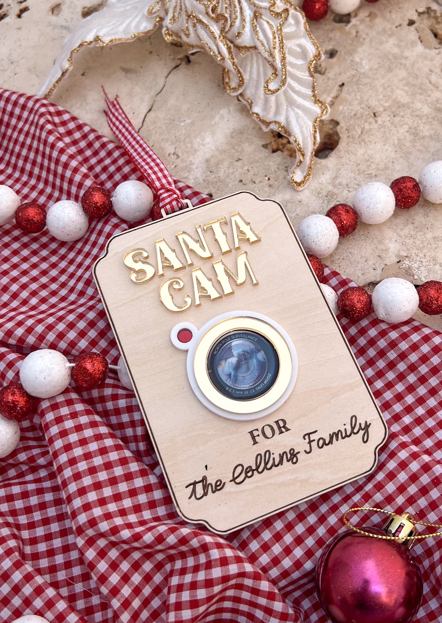 Christmas Ornament - Santa Cam