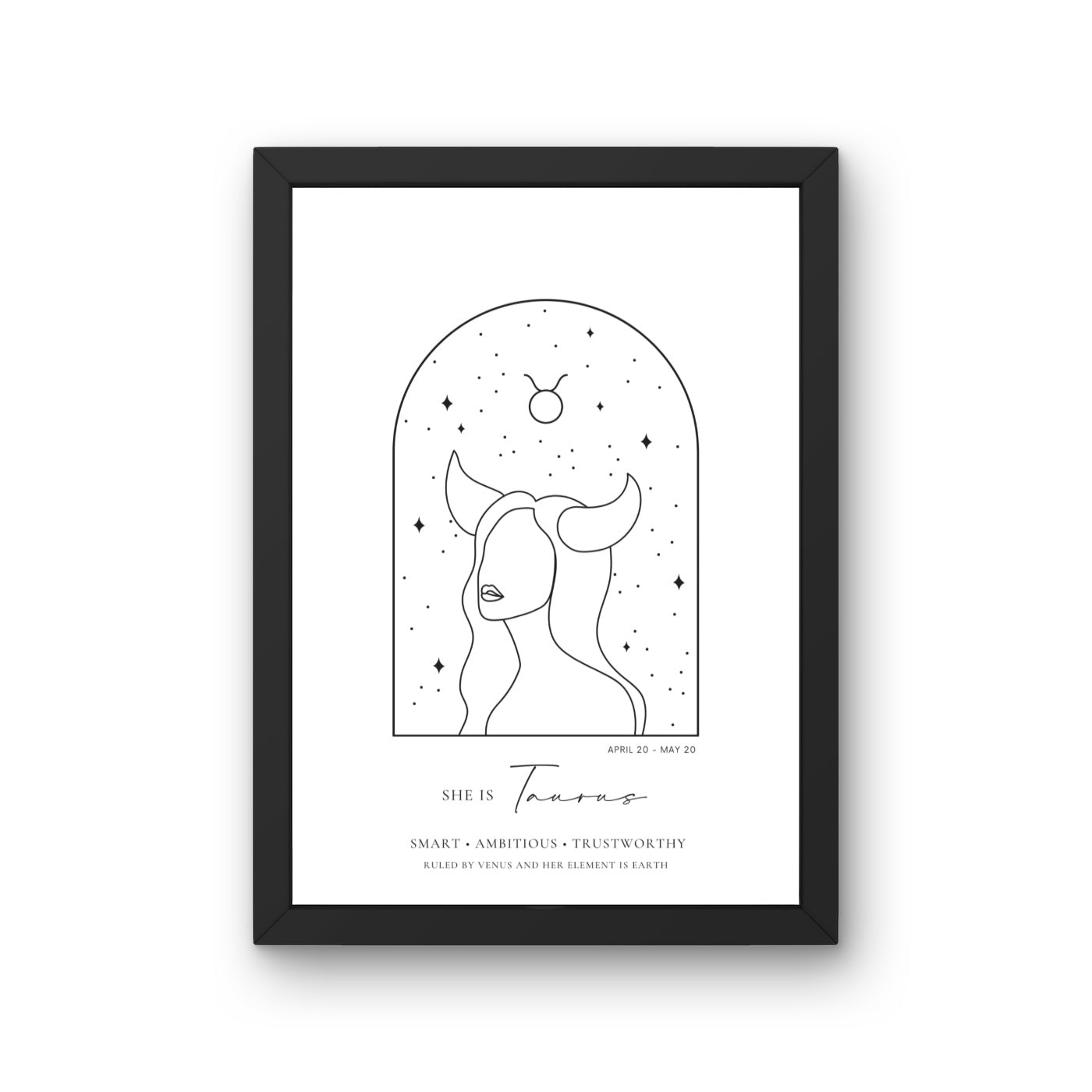 'Zodiac' Print