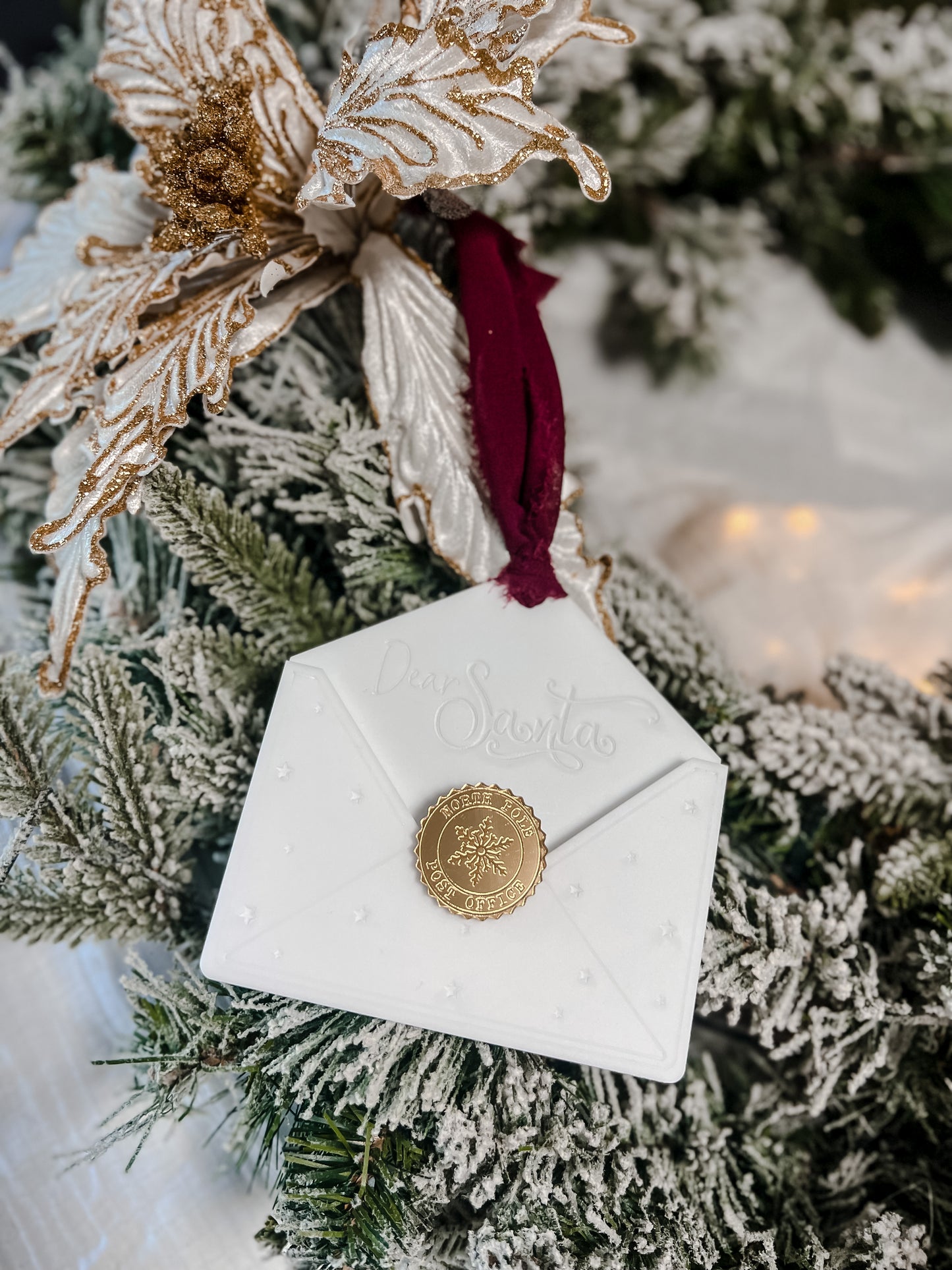 Christmas Ornament - Dear Santa Envelope