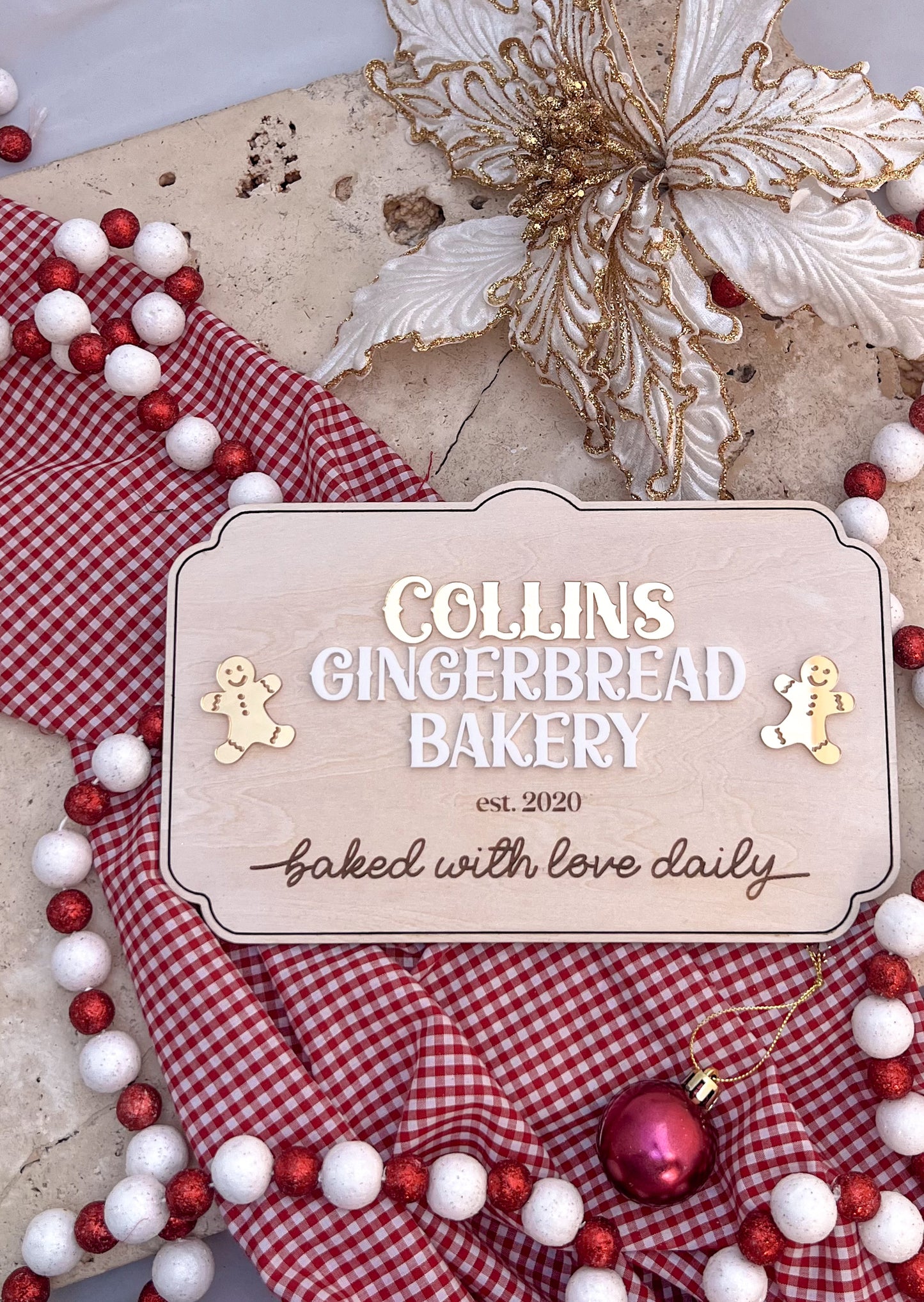 Christmas Decor - Gingerbread Bakery