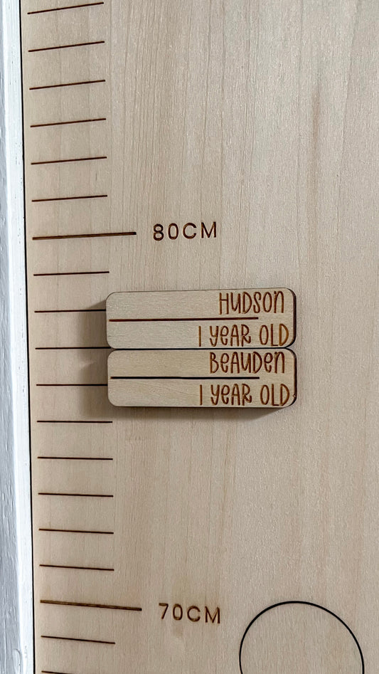 Kids Decor - Growth Chart Markers 12pk