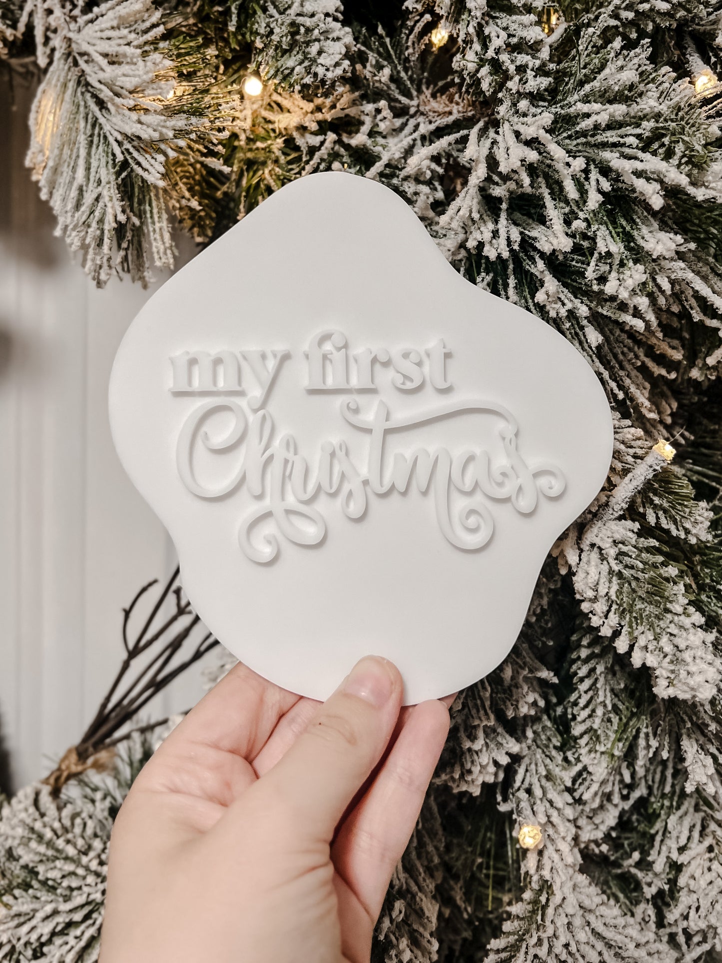 Christmas Plaque - My First Christmas