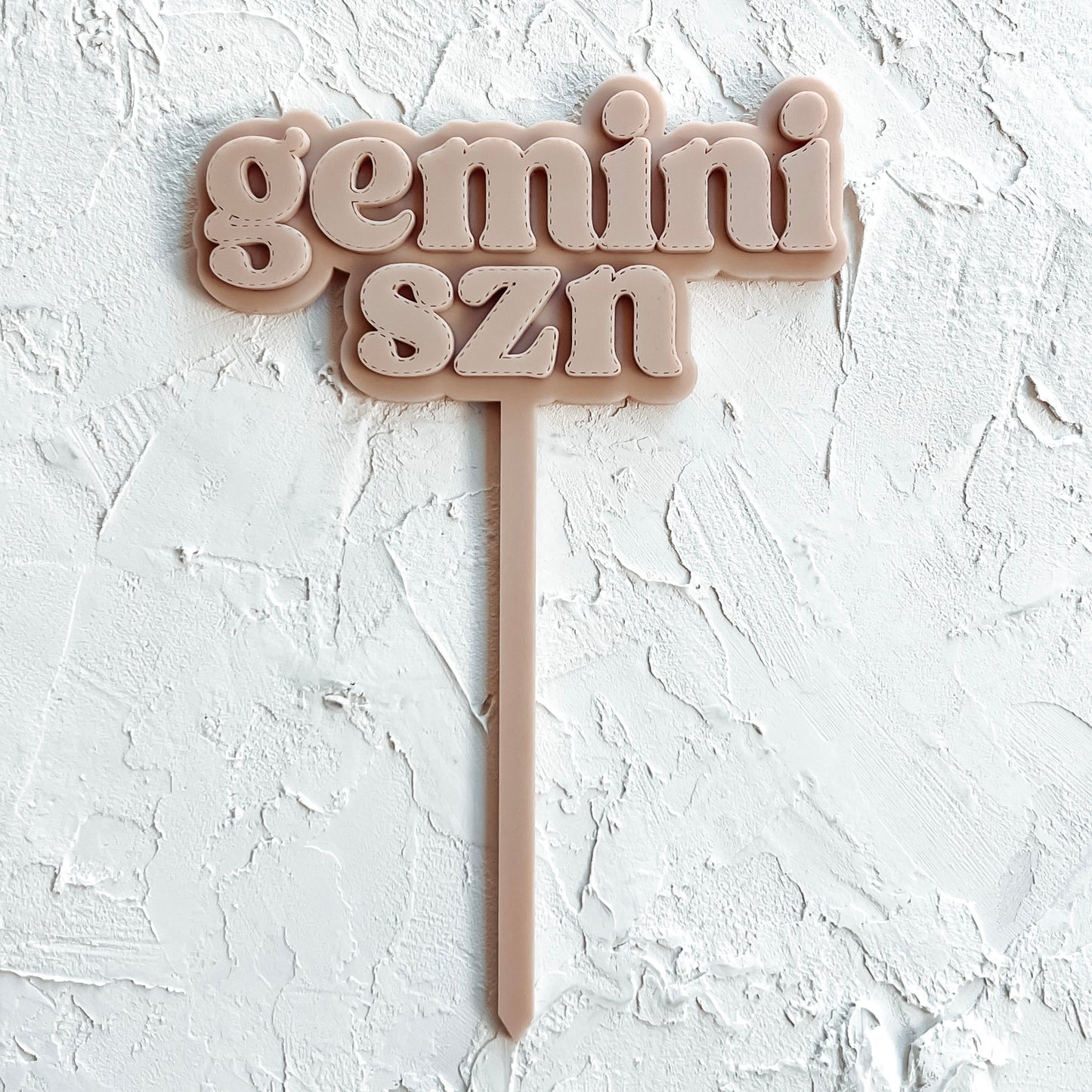 Acrylic Cake Topper - Retro