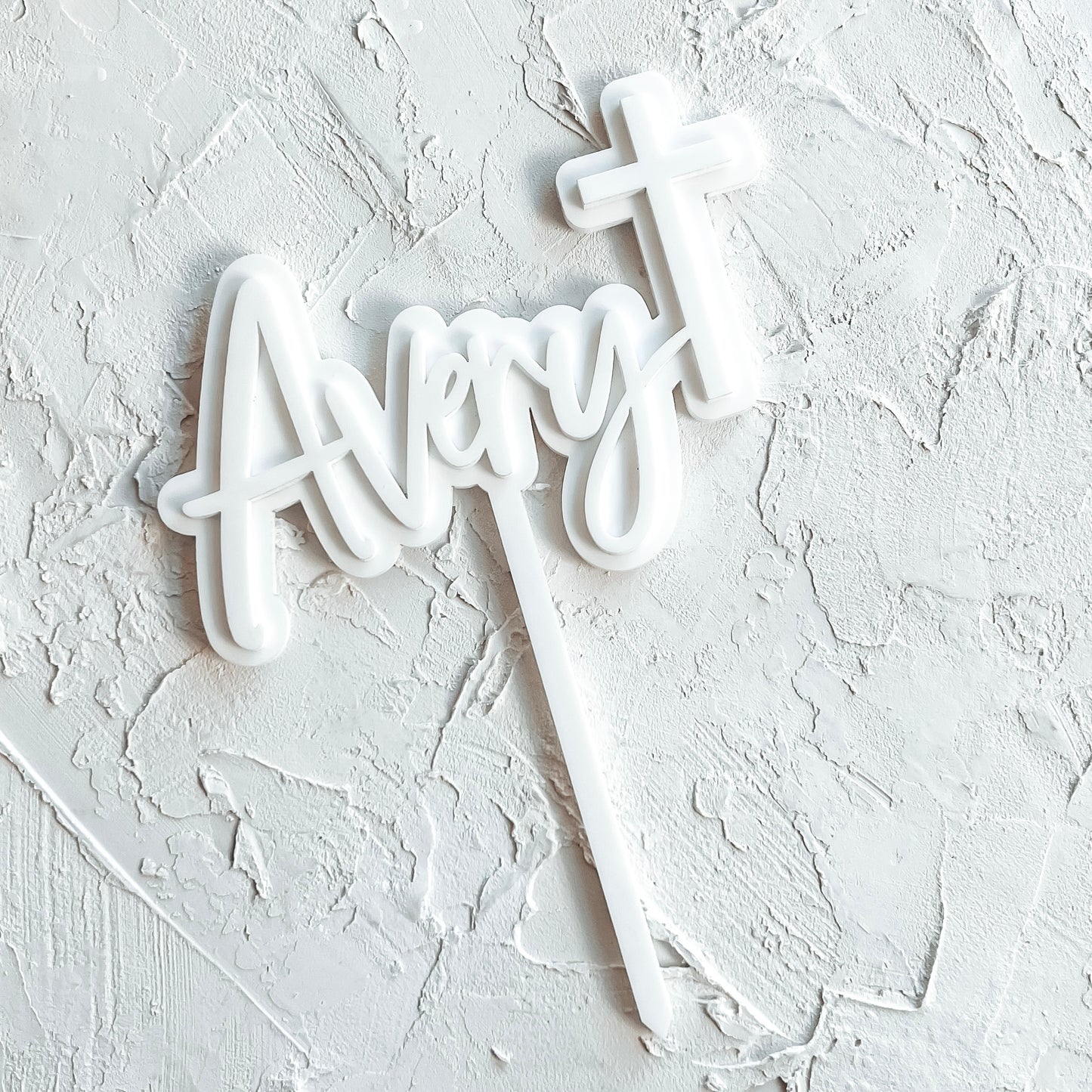 Acrylic Cake Topper - Baptism/Christening