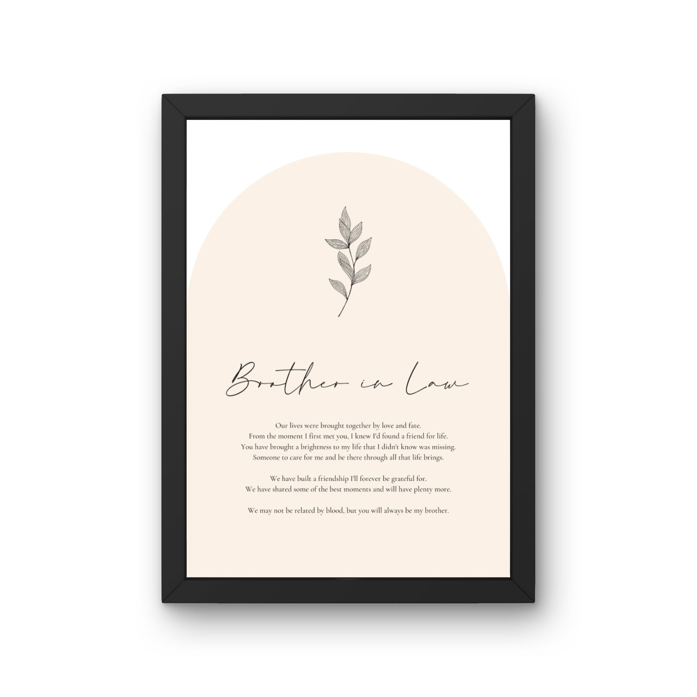 'Brother in Law’ Print