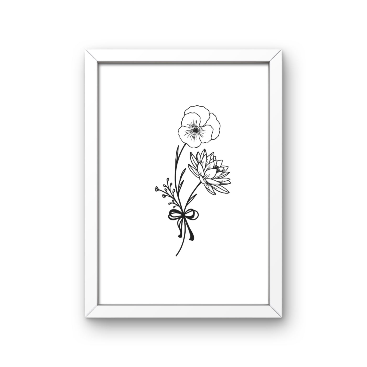 'Birth Flower Bouquet' Print