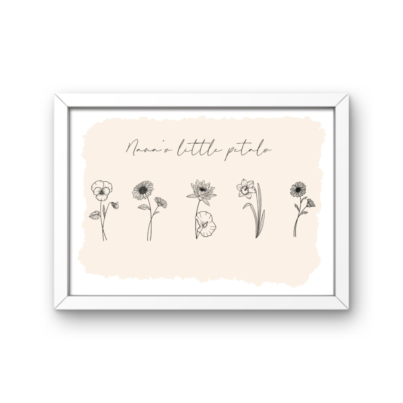 'Birth Flower Garden' Print