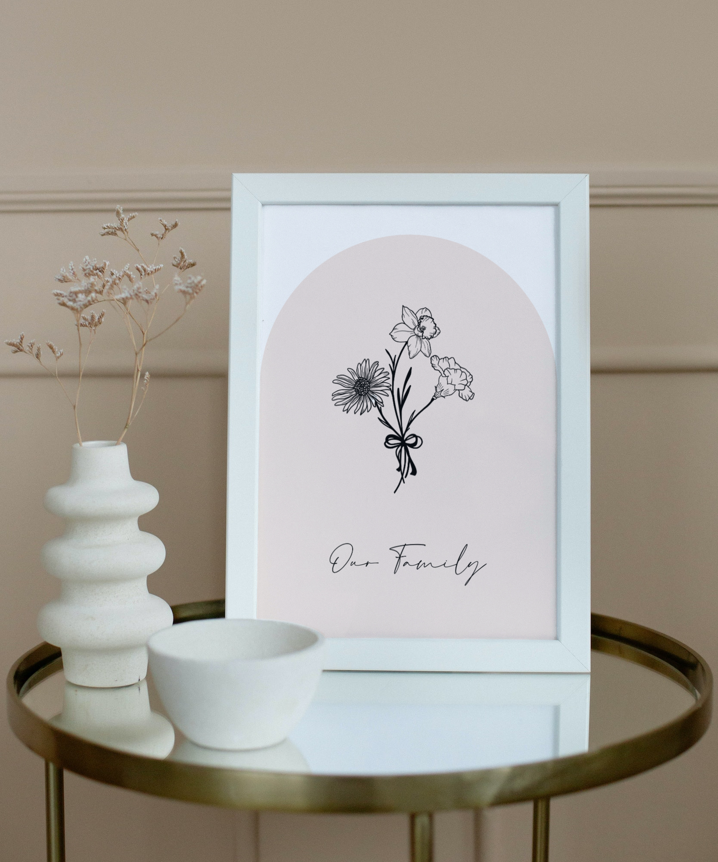 'Birth Flower Bouquet' Print